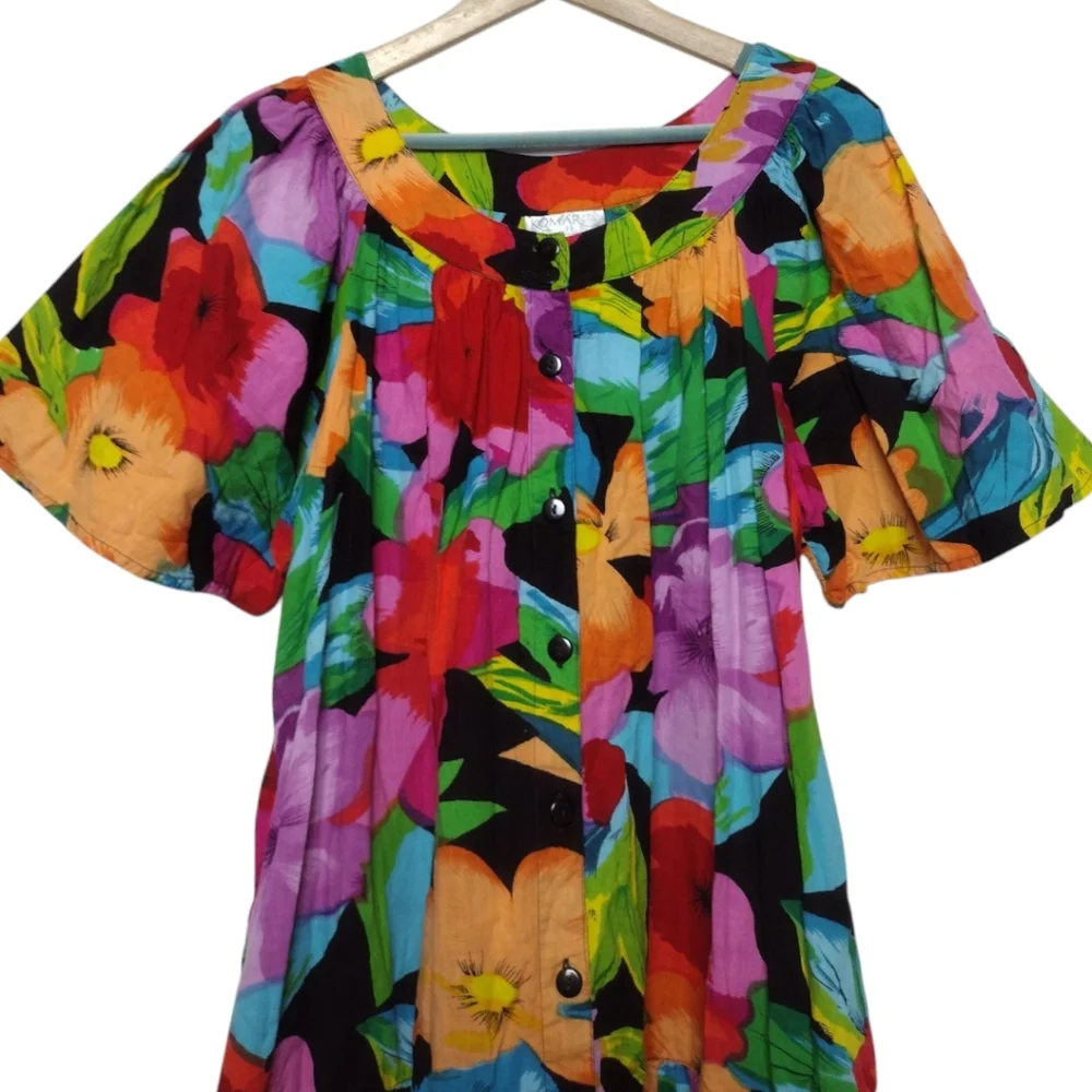 Komar Vintage Floral House Dress/Nightgown